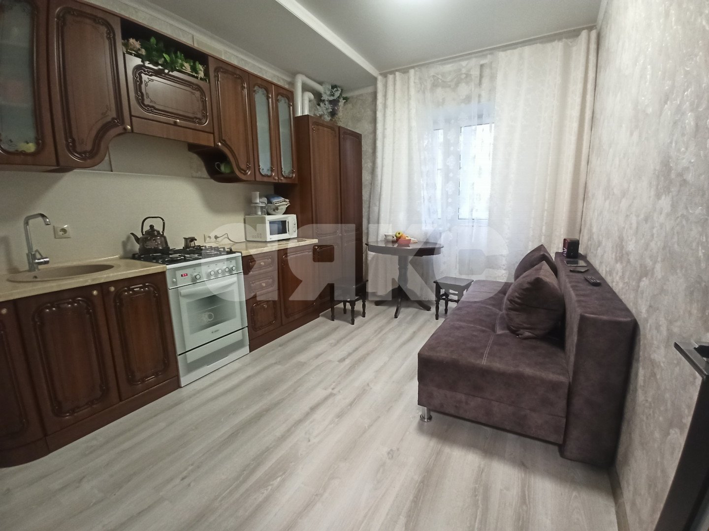 Фото №1: 1-комнатная квартира 47 м² - Горячий Ключ, Администрация, мкр. Администрация, ул. Кириченко, 11А