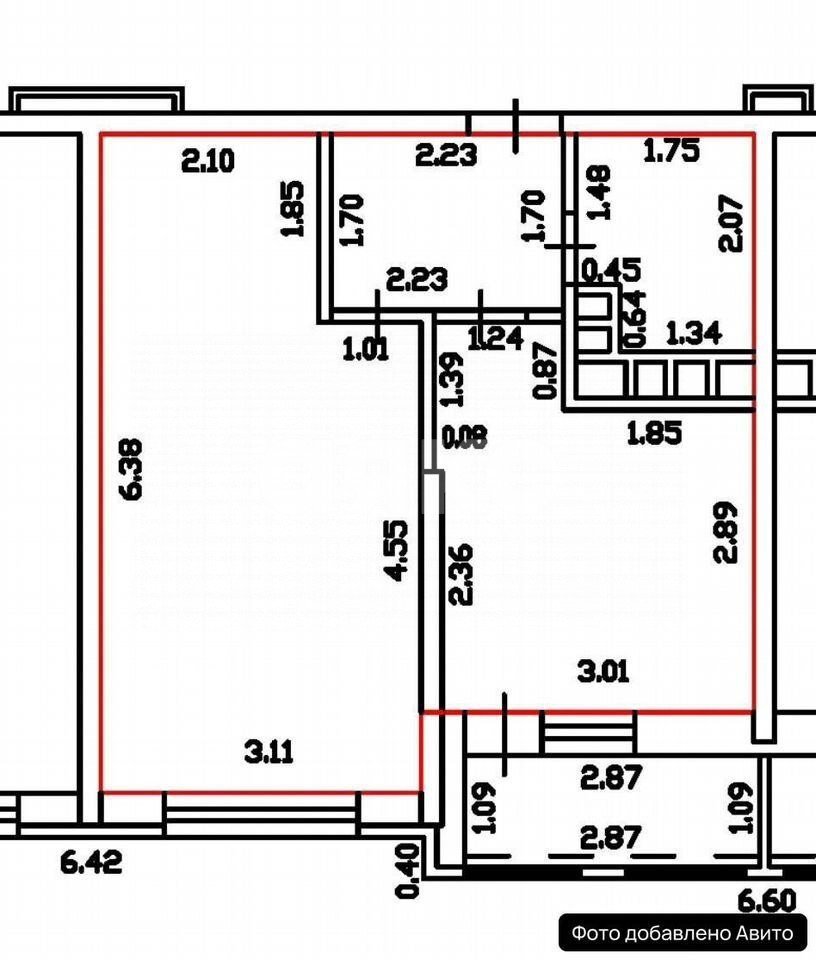 Фото №12: 1-комнатная квартира 38 м² - Горячий Ключ, Администрация, жилой комплекс Комфорт, Администрация, мкр. жилой комплекс Комфорт, ул. Ленина, 203М