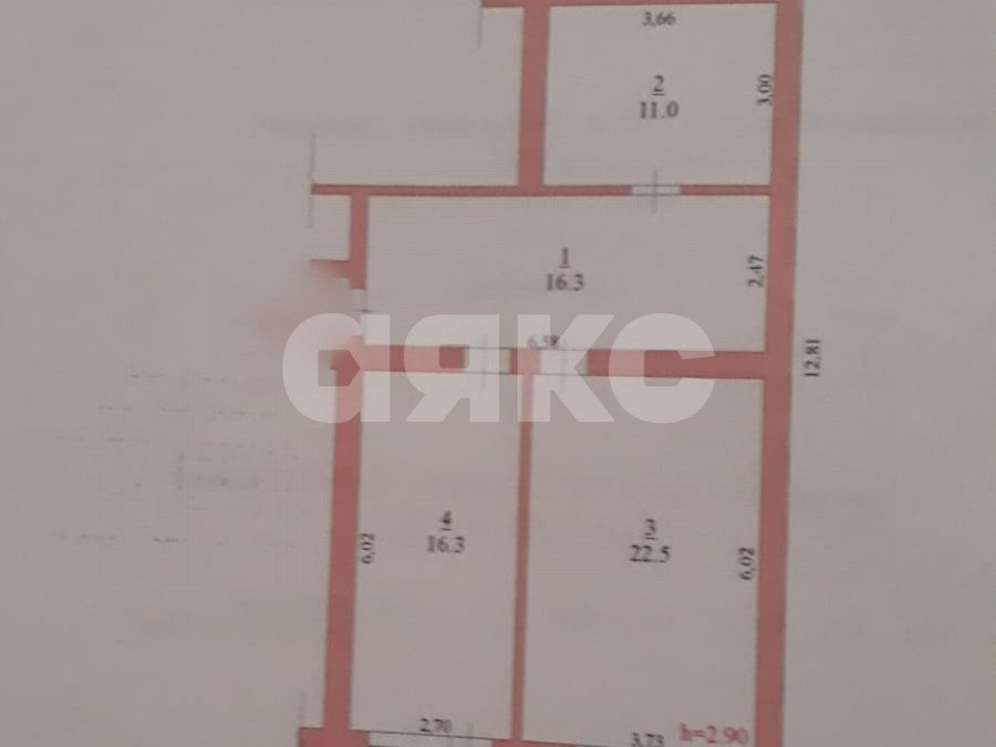 Фото №11: 1-комнатная квартира 66 м² - Горячий Ключ, Городская Больница, мкр. Городская Больница, ул. Ярославского, 104И