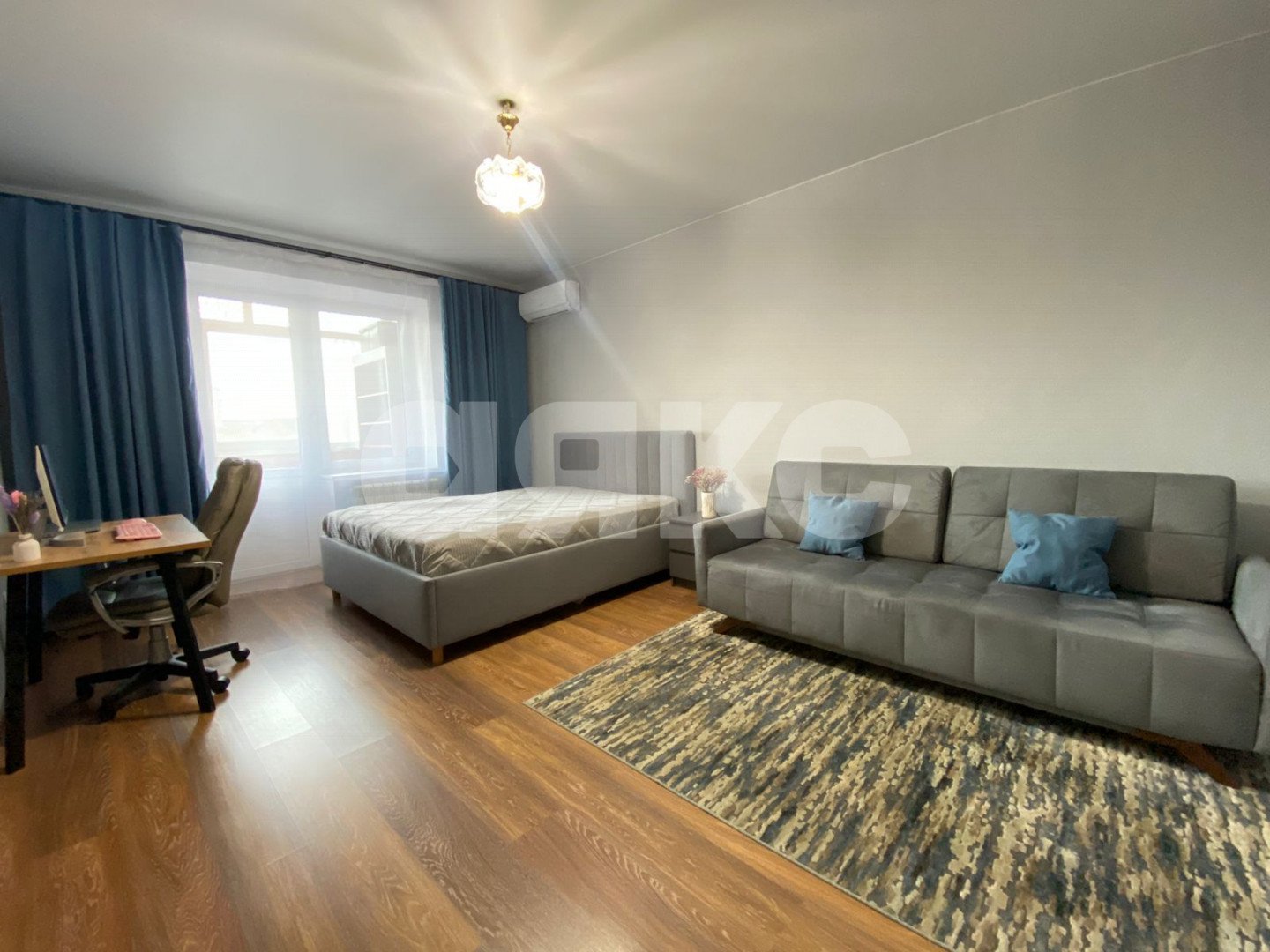 Фото №1: 2-комнатная квартира 60 м² - Горячий Ключ, Администрация, мкр. Администрация, ул. Пономаренко, 24В