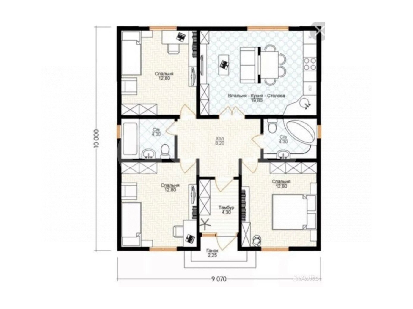 Фото №16: Дом 90 м² + 4 сот. - Сорокин, ул. Александра Невского, 10