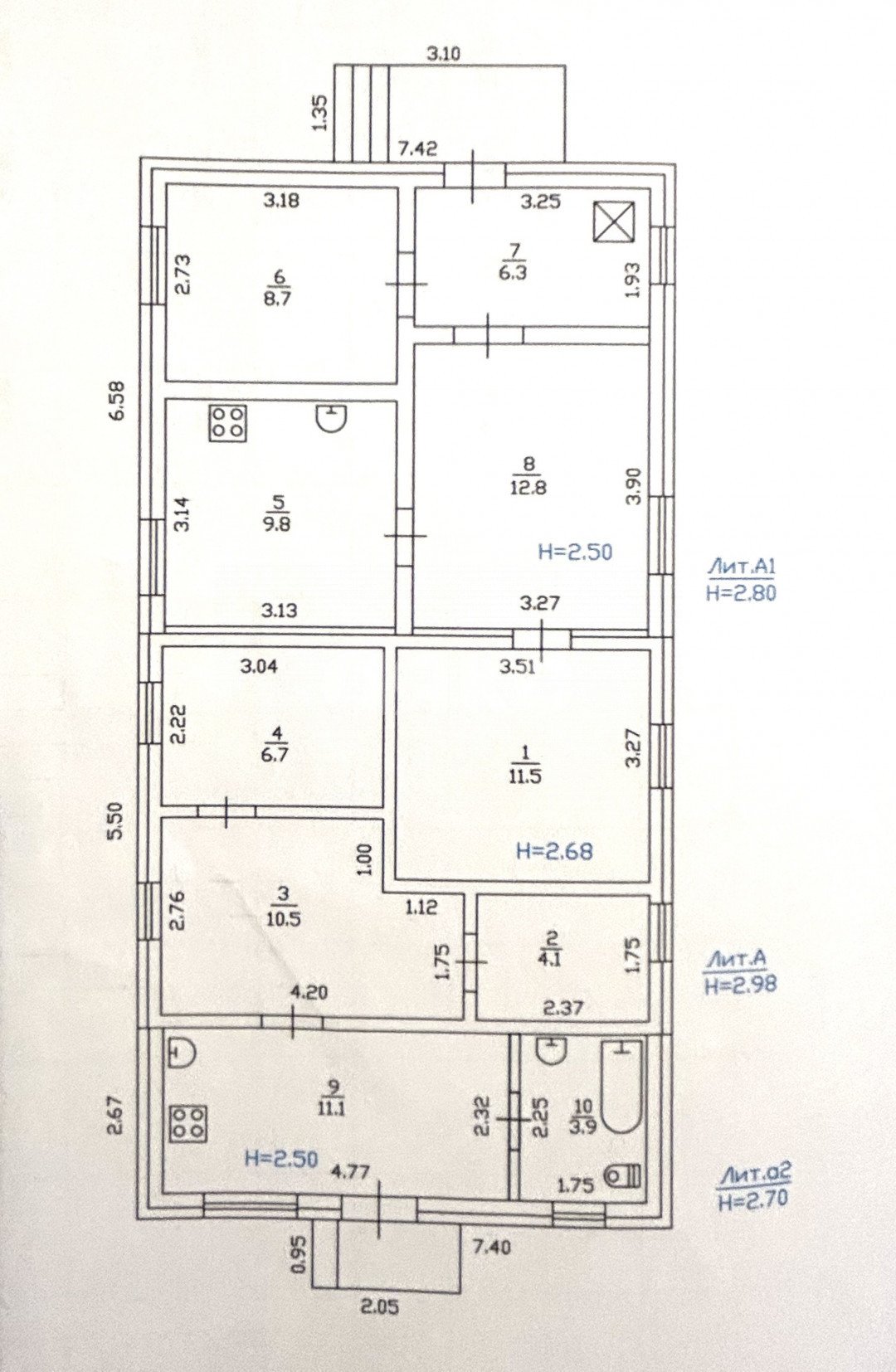 Фото №36: Дом 85 м² + 9 сот. - Горячий Ключ, Курортная Зона, мкр. Курортная Зона, ул. Закруткина