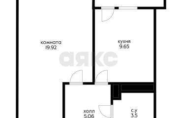 Фото №4: 1-комнатная квартира 42 м² - Краснодар, мкр. Карасунский внутригородской округ, ул. Уральская, 100/5