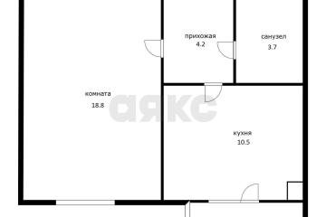 Фото №5: 1-комнатная квартира 38 м² - Адыгейск, ул. Эдепсукайская, 1/6