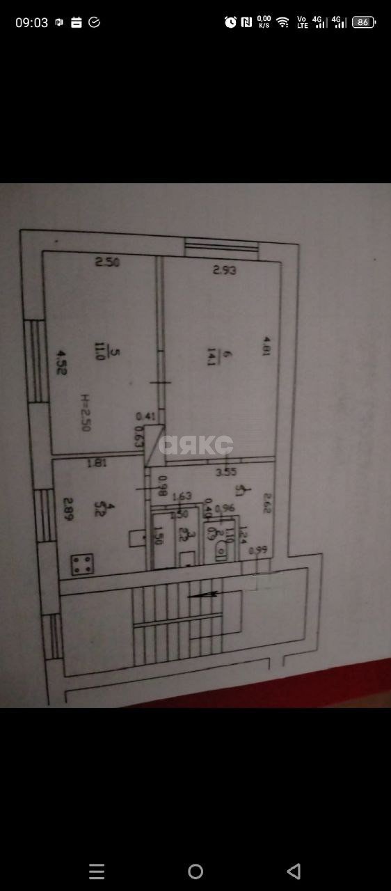 Фото №13: 2-комнатная квартира 38 м² - Горячий Ключ, мкр. Курортная Зона, ул. Ленина, 167А
