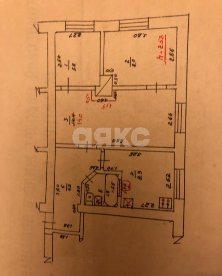 Фото №22: 3-комнатная квартира 44 м² - Горячий Ключ, Развилка, мкр. Дубрава, ул. Ярославского, 117/5