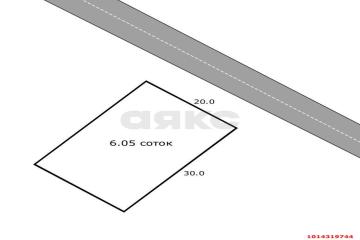 Фото №2: Земельный участок 6.05 сот. - Горячий Ключ, мкр. Городская Больница, ул. Красная, 5
