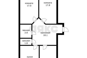 Фото №3: 3-комнатная квартира 94 м² - Краснодар, мкр. 2-я Площадка, ул. Ветеранов, 83к3