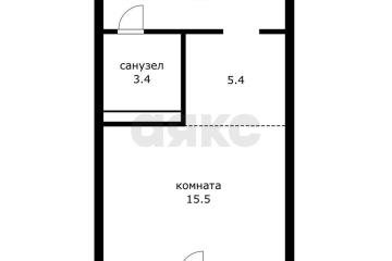 Фото №3: Студия 27 м² - Краснодар, мкр. Прикубанский внутригородской округ, ул. Калужская, 22