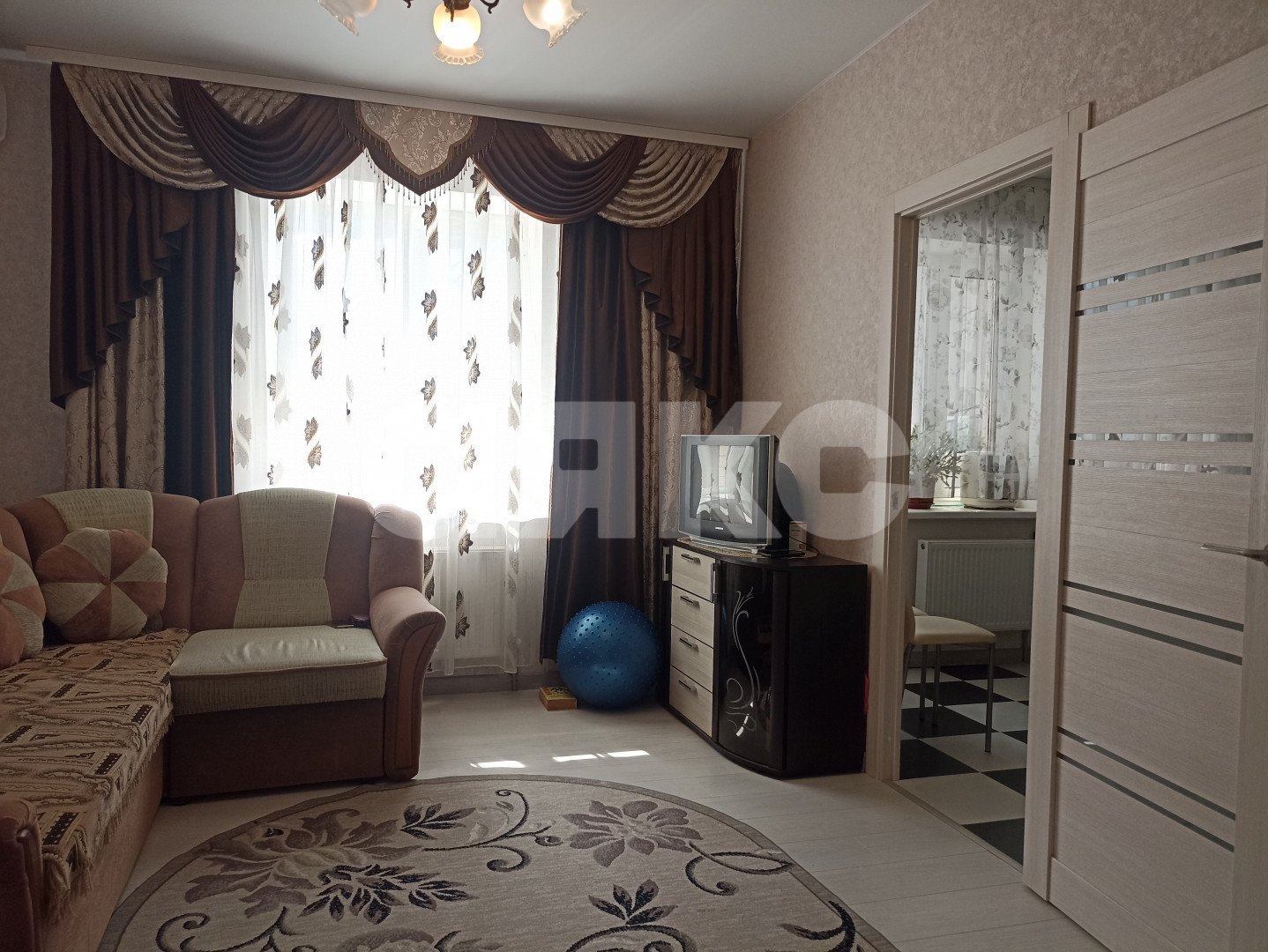 Фото №1: 2-комнатная квартира 40 м² - Горячий Ключ, Развилка, мкр. Развилка, ул. Герцена, 64Ак1