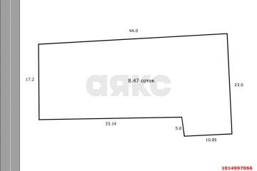 Фото №1: Земельный участок 8.47 сот. - Строитель, мкр. Прикубанский внутригородской округ, ул. Сиреневая, 123