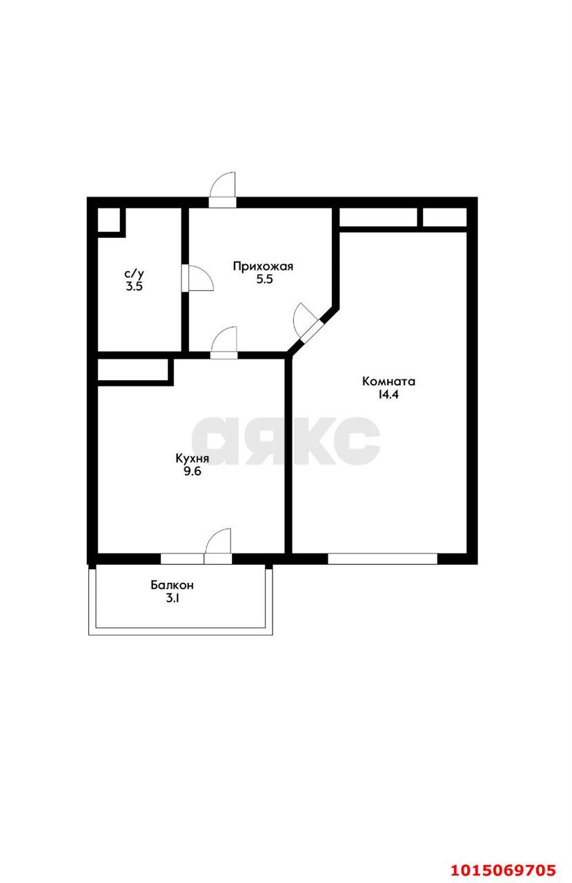 Фото №9: 1-комнатная квартира 33 м² - Горячий Ключ, жилой комплекс Предгорье, Курортная Зона, Курортная Зона, мкр. жилой комплекс Предгорье, ул. Псекупская, 2А
