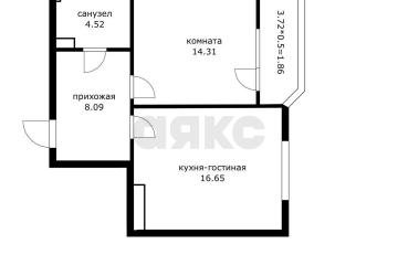 Фото №4: 1-комнатная квартира 45 м² - Краснодар, мкр. жилой комплекс Ural, ул. Уральская, 87/7