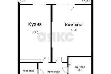 Фото №4: 1-комнатная квартира 41 м² - Краснодар, мкр. Краевая Клиническая Больница, ул. Домбайская, 6/1