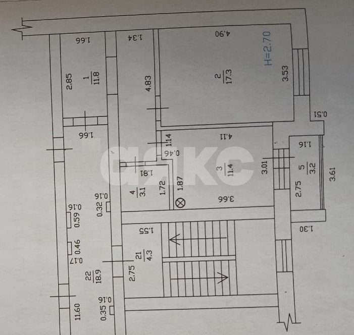 Фото №25: 1-комнатная квартира 43 м² - Горячий Ключ, Старый Рынок, жилой комплекс Островский, Старый Рынок, мкр. жилой комплекс Островский, ул. Ворошилова, 38