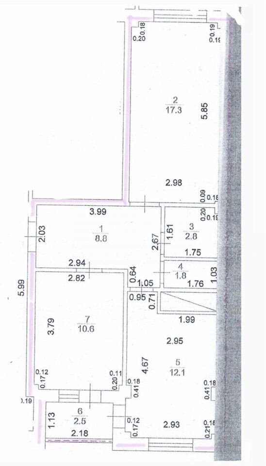 Фото №10: 2-комнатная квартира 54 м² - Горячий Ключ, мкр. Курортная Зона, ул. Ленина, 147А