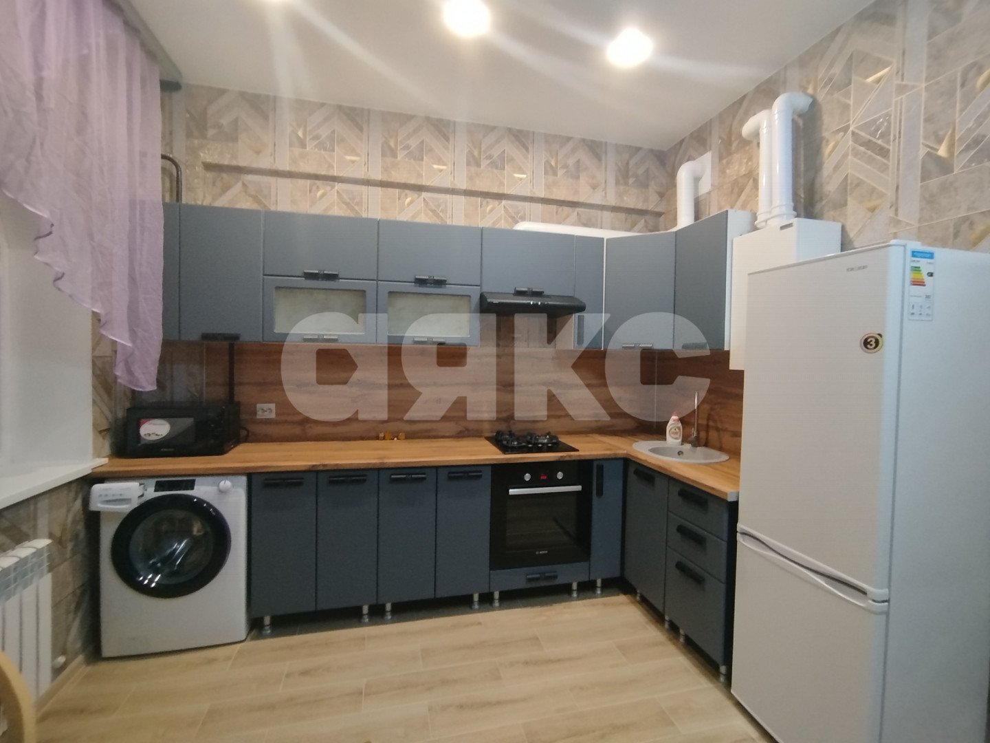 Фото №1: 1-комнатная квартира 38 м² - Горячий Ключ, мкр. Администрация, ул. Ленина, 199Б