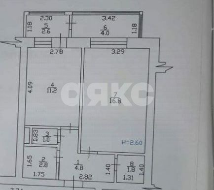 Фото №14: 1-комнатная квартира 45 м² - Горячий Ключ, мкр. Курортная Зона, ул. Мира, 18А