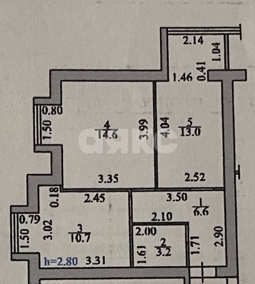 Фото №11: 2-комнатная квартира 48 м² - Горячий Ключ, мкр. Развилка, ул. Ярославского, 146Ек7