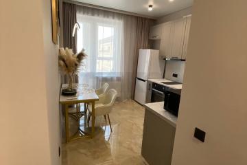 Фото №3: 1-комнатная квартира 35 м² - Краснодар, мкр. ЖК Абрикосово, ул. имени Героя Георгия Бочарникова, 4к1