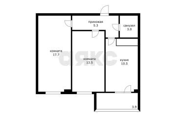 Фото №3: 2-комнатная квартира 54 м² - Краснодар, мкр. Музыкальный, ул. имени Сергея Есенина, 129/5