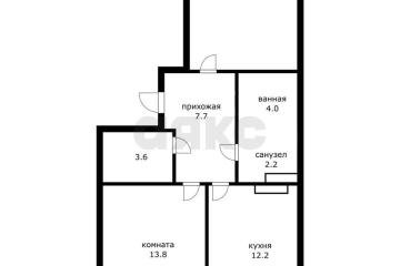 Фото №5: 2-комнатная квартира 68 м² - Краснодар, мкр. Губернский, ул. имени Героя Георгия Бочарникова, 12/1