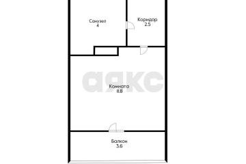 Фото №3: Студия 20 м² - Краснодар, мкр. жилой комплекс Самолёт-3, ул. Константина Гондаря, 93
