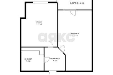 Фото №5: 1-комнатная квартира 39 м² - Краснодар, мкр. жилой комплекс Облака, ул. имени Генерала Корнилова, 9