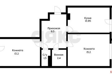 Фото №2: 2-комнатная квартира 63 м² - Краснодар, мкр. жилой комплекс Керченский, ул. им. Героя Сарабеева В.И., 5