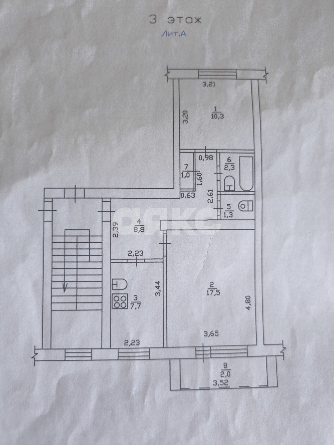 Фото №19: 2-комнатная квартира 48 м² - Горячий Ключ, мкр. Администрация, ул. Ленина, 201