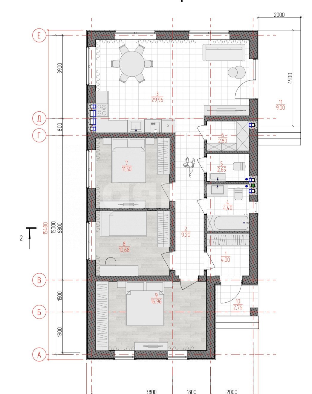 Фото №10: Дом 79 м² + 5 сот. - Горячий Ключ, мкр. Курортная Зона, ул. Черноморская