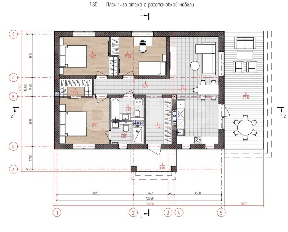 Фото №5: Дом 124 м² + 5 сот. - Горячий Ключ, мкр. Городская Больница, ул. Партизанская